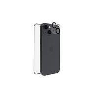 TIGER GLASS PLUS PACK CAMERA LENS + VERRE TREMPE RECYCLE IPHONE 15 - Protection Ecran et Caméra, Verre recyclé Ultra Résistant 9H+, Anti-traces de doigt, Haute Sensibilité, Pose facile, Garantie à vie
