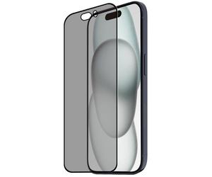 TIGER GLASS PLUS VERRE TREMPE RECYCLE CONFIDENTIEL iPhone 16/15 - Protection d'Ecran Limitant l'angle de vision
