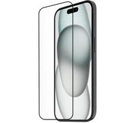 TIGER GLASS PLUS VERRE TREMPE RECYCLE iPhone 16/15 - Protection Ecran, Verre Recyclé Ultra Résistant 9H+, Anti-traces de doigts, Haute Sensibilité, Applicateur Pose facile, Garantie à vie