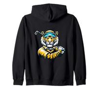 Tiger Golf Style Félin Pour Passionnés Sweat à Capuche
