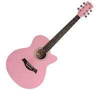 TIGER Guitare Acoustique Parlour Rose Pack Débutant