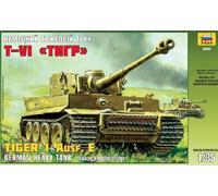 Tiger I Ausf.E Tank Lourd Première Série Kit En Plastique 1:35 Modèle