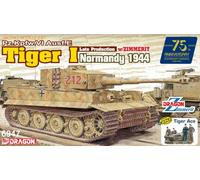 Tiger I Late Production W/ Zimmerit (Normandy 1944) Tank 1:3 5 Plastique Model