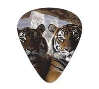 Tiger In Cave - Médiators lisses et durables pour guitare acoustique, électrique et basse, cadeau parfait pour les amateurs de guitare et les musiciens