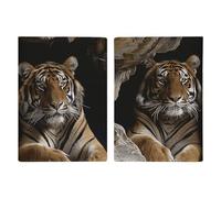 Tiger in Cave Porte-passeport, étui de protection pour carte d'identité avec fente pour passeport, portefeuille de voyage, couverture de documents pour homme et femme