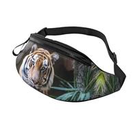 Tiger in the zoo Sac banane pour homme et femme Sac banane tendance Petit sac banane d'extérieur