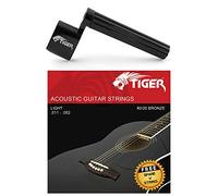 Tiger Jeu de cordes et enrouleur de cordes pour guitare acoustique