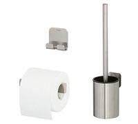 Tiger Kit d'accessoires de salle de bain, Acier inoxydable, Acier inoxydable brossé, En 3 parties