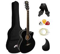 TIGER Kit de guitare acoustique à petit corps TIGER - Noir