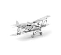 (Tiger) Kit de puzzle 3D en métal représentant un avion, découpé au laser et à monter soi-même, pour enfants