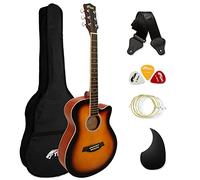 TIGER - Kit guitare acoustique, corps réduit, dégradé sunburst