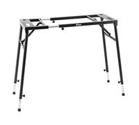 Tiger KYS21-BK Support Clavier Réglable avec Plateforme - Noir | Également Compatible avec Table de Mixage