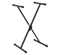 TIGER KYS7-BK Support pour Clavier - Noir | KYS7-BK support clavier en X à renfort unique, stable et robuste, adapté claviers & pianos numériques