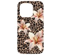 Tiger Lily Wildflower Glam Botanical Floral Lover Coque pour iPhone 15 Pro