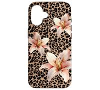 Tiger Lily Wildflower Glam Botanical Floral Lover Coque pour iPhone 16