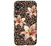 Tiger Lily Wildflower Glam Botanical Floral Lover Coque pour iPhone X/XS