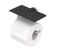 Tiger Noon Porte-Rouleau Papier Toilette avec Tablette, Chrome