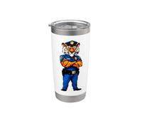 Tiger Policier Gobelet isotherme en acier inoxydable double paroi