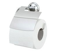 Tiger Porte-Rouleau avec Couvercle, métal, Chrome, 3 x 14.5 x 13.6 cm