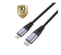TIGER POWER CABLE ULTRA RESISTANT USB-C LIGHTNING 1,2M GRIS