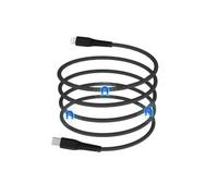 TIGER POWER - câble USB-C vers Lightning - aimanté - 1,5m - noir