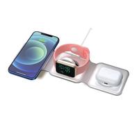 MUVIT 3 IN 1 WIRELESS CHARGER Blanc