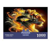 Tiger Puzzle 1000 Pièces Pour Adultes Et Enfants Animal De L'art De La Décoration Moderne Jeu Cadeau Unique 1000 Pieces Décoration De La Maison - Décoration Murale Cadeaux Cadeau D'anniversaire 70x50c