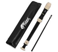 Tiger REC4-BK Flûte à bec - 3 pièces - Noir