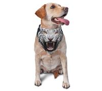 Tiger Roar Pet Bandana triangle réglable pour chats et chiens | Doux, respirant et confortable. Accessoire élégant. Facile à mettre et à enlever. Lavable en machine.