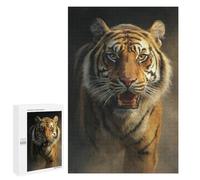 Tiger Roar Wild Power Puzzle 1000 Pièces Educa Jouet en Bois Cadeau Unique Décoration Intérieure Jeu Éducatif Challenge Toy Adultes Et Enfants À Partir De 14 Ans 1000 PCS
