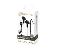 TIGER SOUND ECOUTEURS INTRA RENFORCE USB-C NOIR