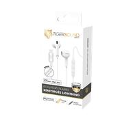 TIGER SOUND ECOUTEURS RENFORCE LIGHTNING BLANC