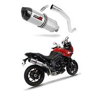 Tiger Sport 1050 HI LEVEL Pot d'échappement HP1 Silencieux Dominator Exhaust Racing Slip-on 2013-2015