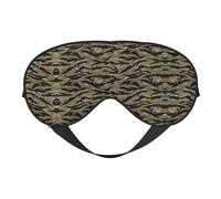 Tiger Stripe Camo Sleep Eye Mas Updated Design Bloque la lumière Night Eye Blinder Hommes Femmes Shift Travail Voyage
