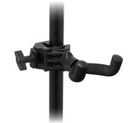 Tiger Support pour ukulélé et mandoline - Support réglable avec prise en main sûre - Support universel - Crochet noir peu encombrant pour petits instruments à cordes