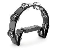 Tiger TAM14-BK Tambourin Demi-Lune - Noir | Seize Paires de Cymbalettes