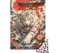 Tiger Temple Fleur 1000pcs Mini Puzzle pour Adultes Stimulant