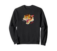 Tiger Tora Tatouage Japonais Sculpture Tatouage Art Ukiyoe, Peintures, Dessins Sweatshirt