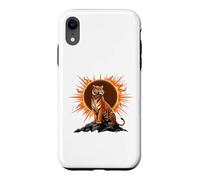 Tiger Total Solar Eclipse Alpha Lunar Mountain Homme Femme Coque pour iPhone XR
