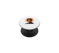 Tiger Total Solar Eclipse Alpha Lunar Mountain Homme Femme PopSockets PopGrip Adhésif
