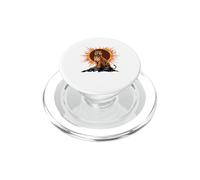 Tiger Total Solar Eclipse Alpha Lunar Mountain Homme Femme PopSockets PopGrip pour MagSafe