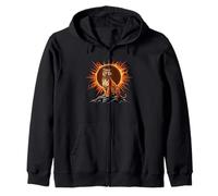 Tiger Total Solar Eclipse Alpha Lunar Mountain Homme Femme Sweat à Capuche
