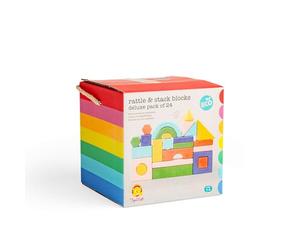 Tiger Tribe Briques de construction bio Deluxe - Jouet durable