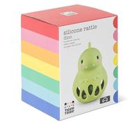 Tiger Tribe Hochet en silicone dinosaure - Jouet pour bébé