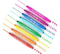 Tiger Tribe Lot de 8 marqueurs à double pointe avec tampons, kits de coloriage pour enfants, cadeaux pour enfants, à partir de 3 ans