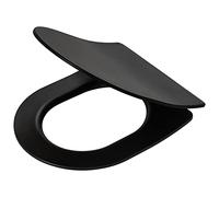 Tiger Tune Abattant de WC Duroplast Noir / Acier inoxydable brossé