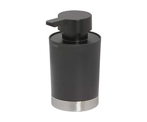 Tiger Tune, Distributeur de Savon à Poser, Acier Inoxydable brossé, Noir 6,8 x 12,4 x 8,3 x 8,3 cm