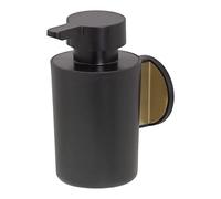 Tiger Tune, Distributeur de Savon, Laiton brossé, Noir, 6,8x12,3x10,9x10,9 cm