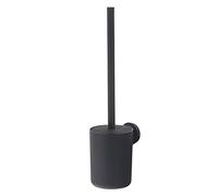 Tiger Urban Brosse WC Fermée, Porte-Brosse WC Mural au Design Fermé avec Insert Amovible, Brosse Noire et Tête Remplaçable, Acier Inoxydable, 10 x 38 x 12 cm, Noir