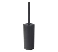 Tiger Urban Brosse WC Fermée Sur Pied, Design Fermé avec Insert Amovible, Brosse Noire et Tête Remplaçable, Plastique, 9,6 x 38,2 x 12,1 cm, Noir